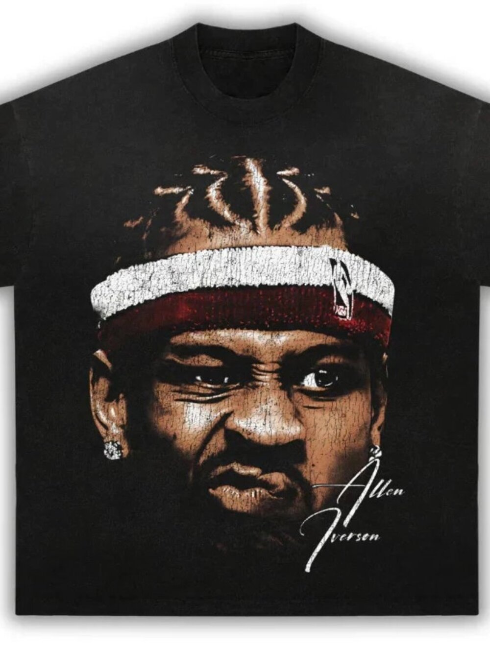 Iverson AI Big Face Graphic Basketball Unisex T Shirt